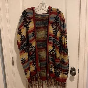 American Eagle Aztec print cardigan